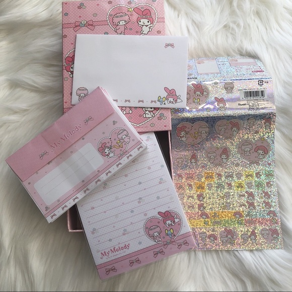 My melody sanrio letter set with box 2007 - Picture 1 of 5